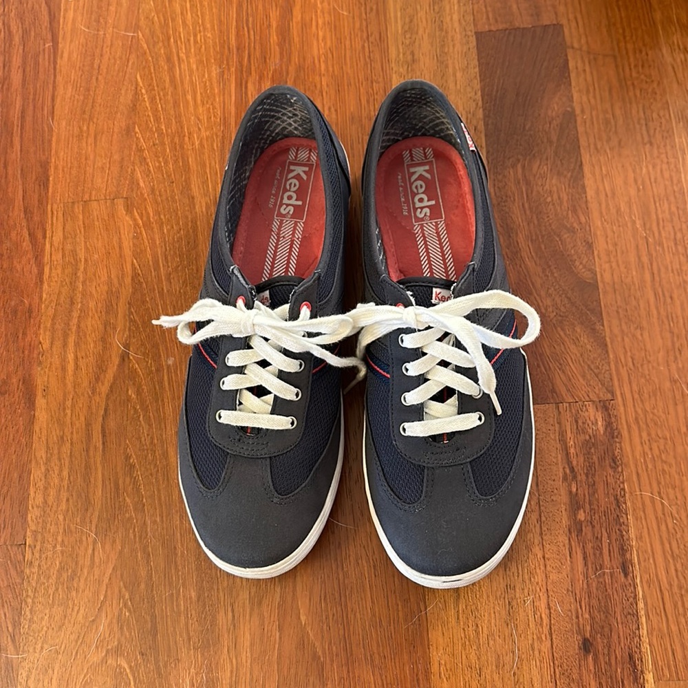 Women’s Keds navy canvas sneakers size 9.5